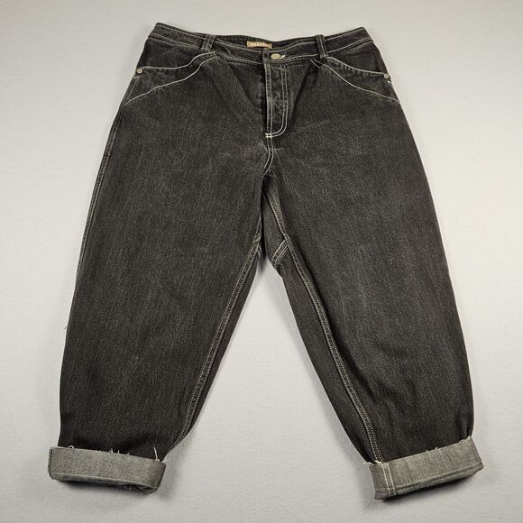 NEHERA Denim Jeans Womens French Size 40 US Size 8 Crop Slovakia Graphite Black - Picture 15 of 16